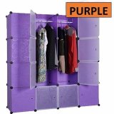 ThaiTrendy ตู้เสื้อผ้าแบบพับเก็บได้ ตู้ DIY 16ช่อง พร้อมชั้นวางรองเท้า ราคา 1,990 บาท*ส่งฟรี