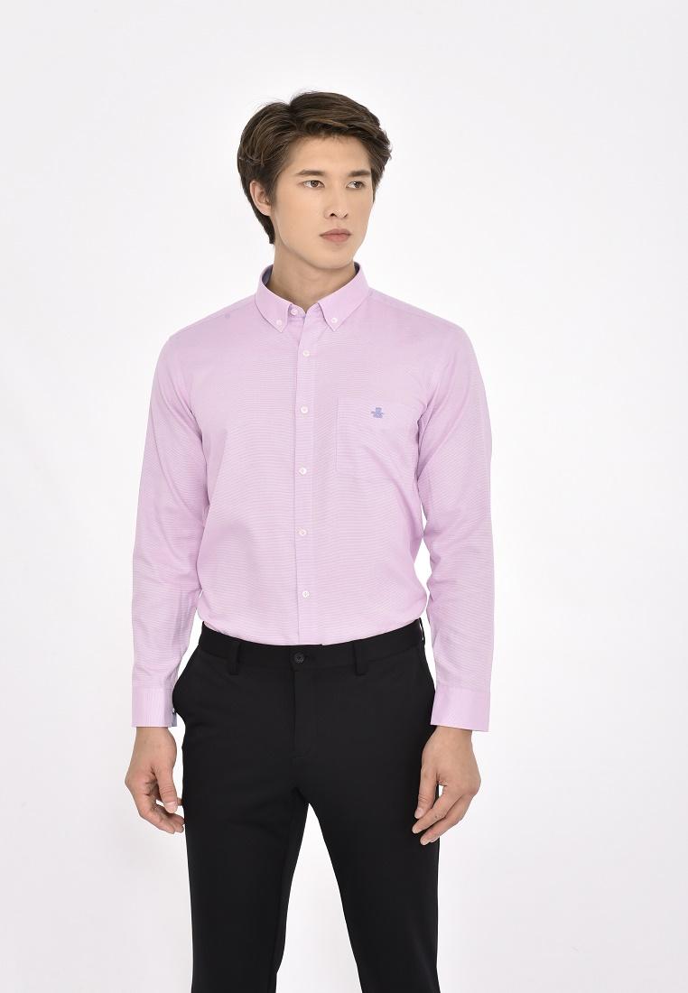 ARROW EASY CARE SHIRT - สวมใส่สบาย ดูแลรักษาง่าย- เสื้อเชิ้ตทำงานแขนยาว ทรง SLIM FIT รหัสAN961