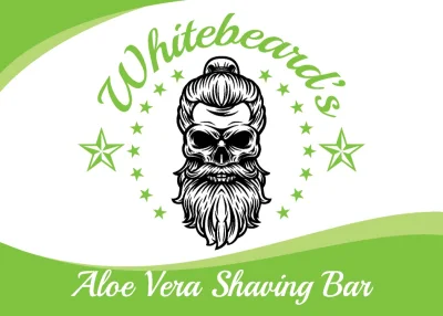 Whitebeard's Aloe Vera Shaving Cream Bar - For Sensitive Skin