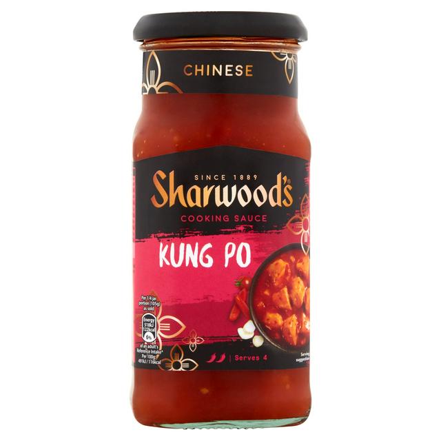 Sharwood's Kung Po Cooking Sauce 425g ชาวู้ดส์ ซอสเปรี้ยวหวานสไตล์จีน