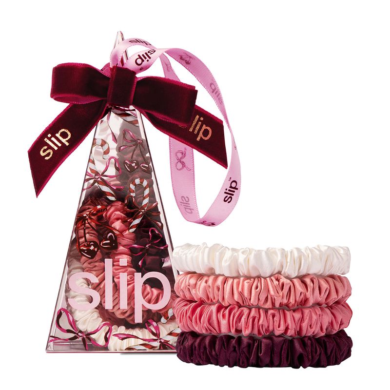 Powderroom | Slip Candy Cane Scrunchie Ornament | Mulberry Silk Hair Bands (100% Genuine) ราคา 1,450 บาท*ส่งฟรี