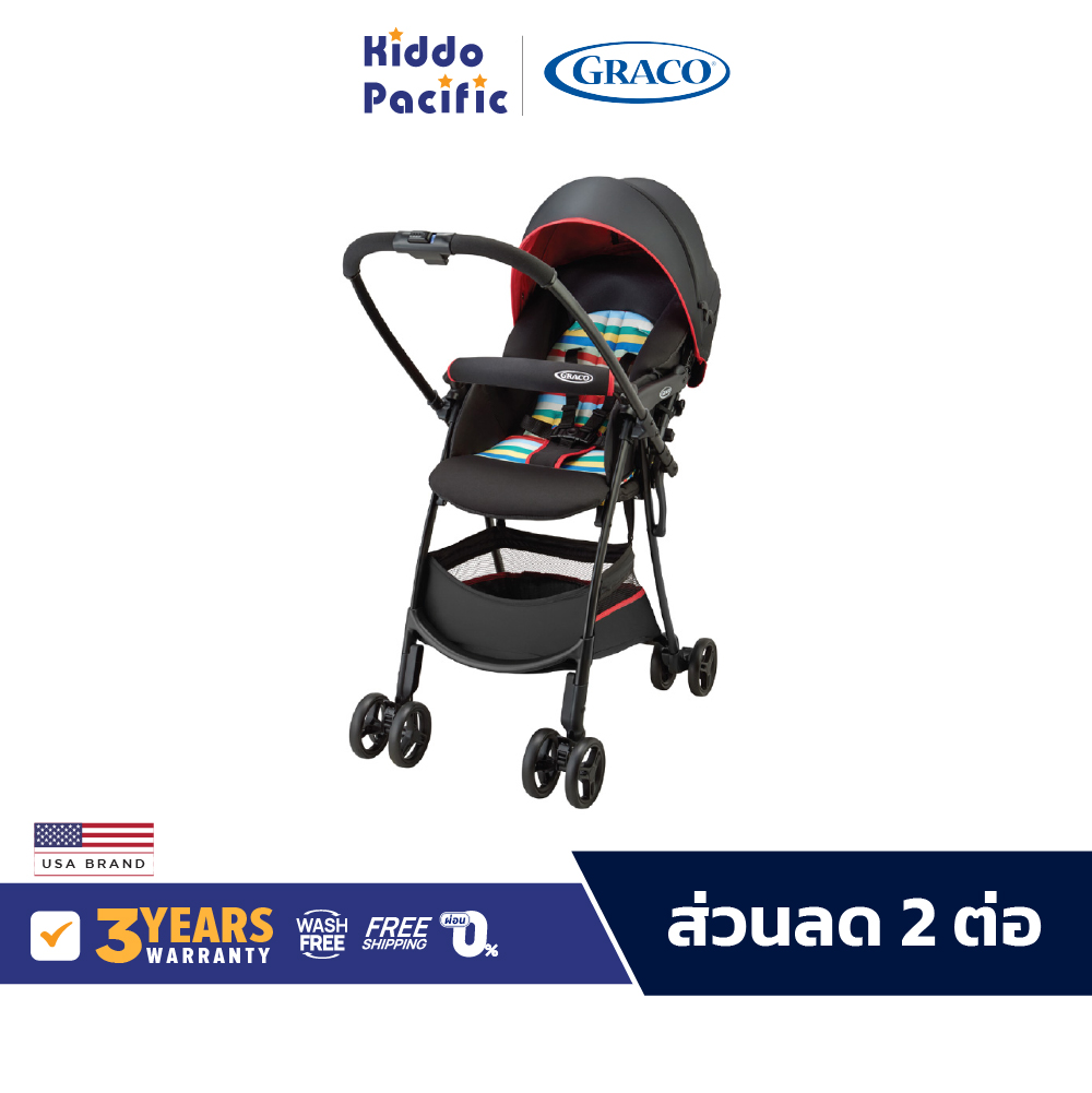 Graco Citi Go Stroller รถเข็นเด็กพับเก็บง่าย สำหรับ ทารก เด็ก แรกเกิด - 15 กก. (3 ปี+) ปรับเข็นได้ 2 ทาง น้ำหนักเบา ราคา 7,998 บาท*ส่งฟรี