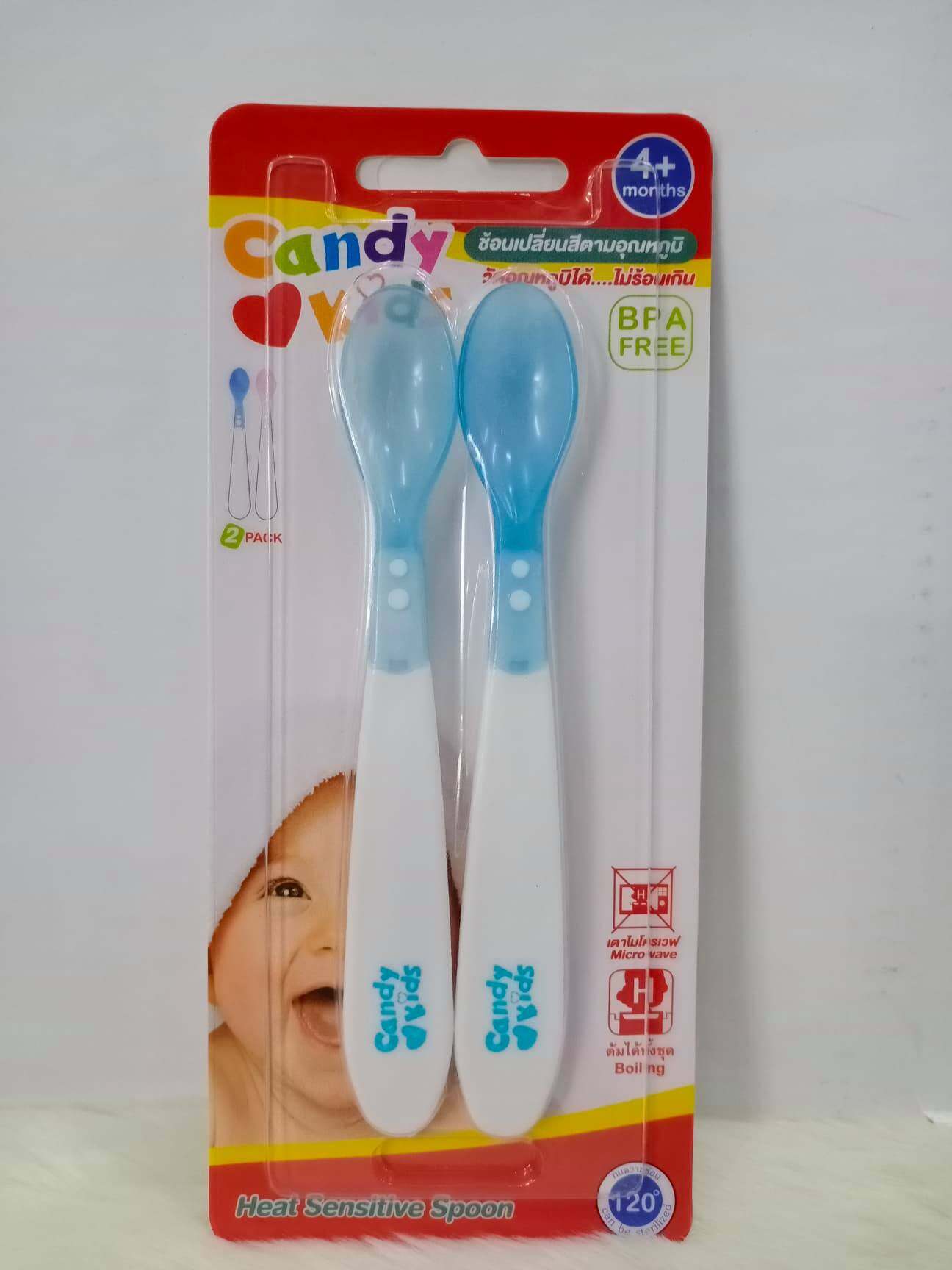 Candy kids ช้อนเปลี่ยนสีตามอุณหภูมิ แพ็ค 2