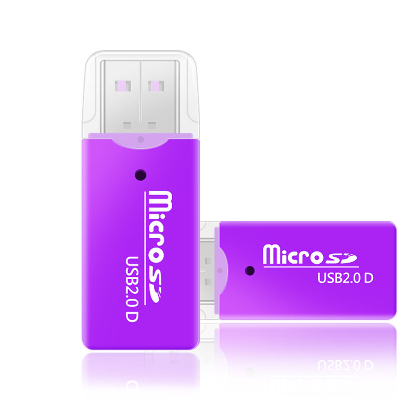 แบบพกพา USB 2.0 Card Reader USB TF Micro SD OTG อะแดปเตอร์เครื่องอ่านการ์ดหน่วยความจำสำหรับ Samsung Macbook Huawei LeTV