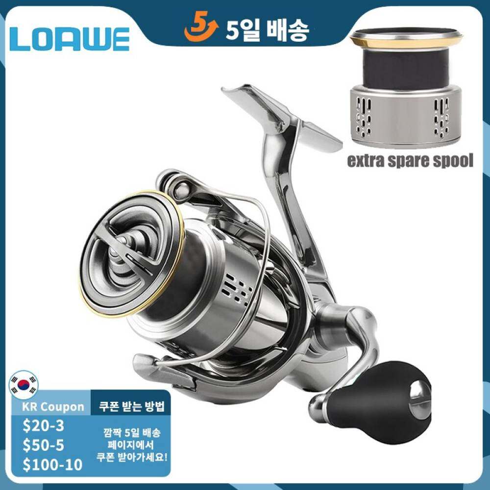 ลิขสิทธิ์แทSALE!!Loawe Fiação,Carretel De Pesca 9 + 1 Rolamentos Pesca De Água Salgada Enfrentar Rxtra Stylus De Reção Max Arraste 55 (Lb) SG1000-SG6000