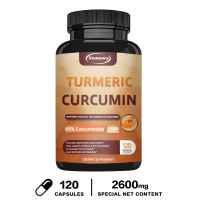 Curcumin Organic Turmeric Capsules - ผลิตภัณฑ์เสริมอาหารเพื่อสุขภาพข้อ - 30/60/120 แคปซูล