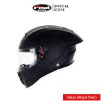 Real Helmets - หมวกกันน็อคเต็มใบ หมวกกันน็อคFalcon (SVS) พื้น (กระจกชั้นเดียว)