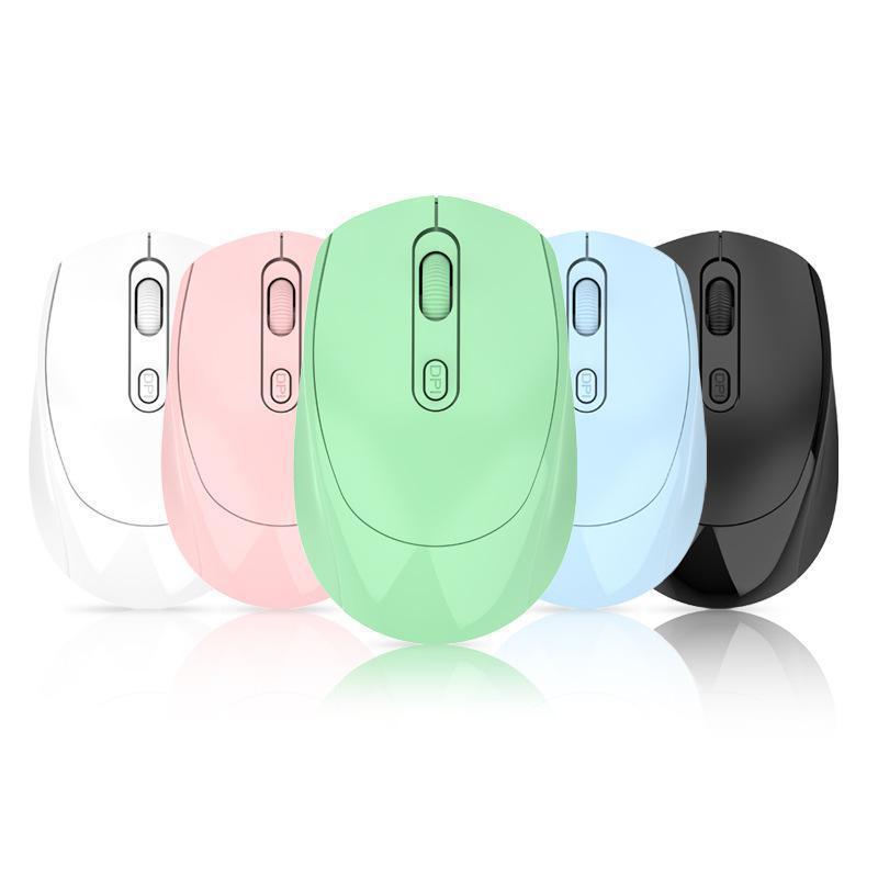 Wireless Bluetooth Dual-Mode Mouse Rechargeable Mute Notebook Computer General Men and Women Office Portable Mouse