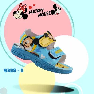รองเท้ารัดส้น รองเท้าแฟชั่นเด็ก รองเท้าลายมิกกี้เม้าส์ มินนี่เม้าส์ รองเท้าเด็กผู้หญิง รองเท้าเด็กผู้ชาย รองเท้า Kenta รุ่น MK 98-5 , MN 98-6