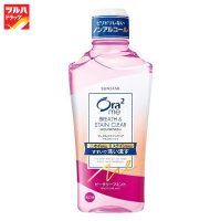 โอราทู มี สแตนเคลียร์ น้ำยาบ้วนปาก พีชมินท์ 460 มล. / ORA2 ME BREATH & STAIN CLEAR MOUTHWASH PEACH LEAF MINT 460 ML