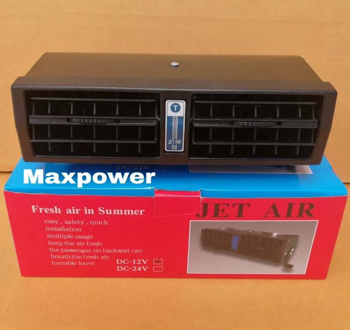 Maxpower​ Jet​ Air​ พัดลม​กระจาย​ความเย็น​ในรถ​ ให้กำลังลมแรง​เป็น​พิเศษ​ บอดี้แข็งแรง​ ทนทาน​ ปรับระดับ​ความแรง​ได้​ DC-12V​