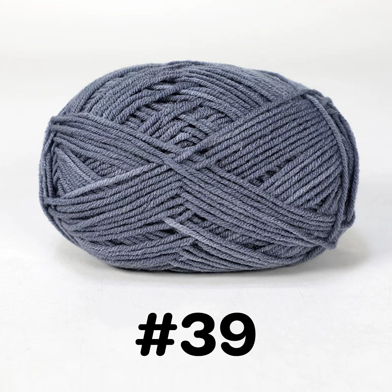 ไหมพรมคอตตอนนม น้ำหนัก50กรัม ไหมเนื้อเนียนนุ่มไม่ระคายผิว ไหมพรม 4ply milk cotton yarn