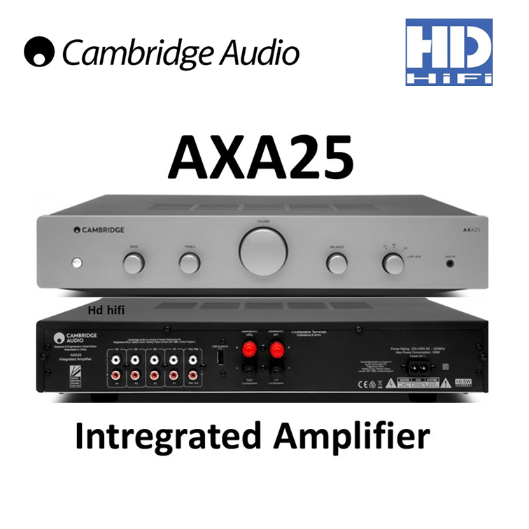 อุปกรณ์เครื่องเสียงและระบบเสียง แอมพลิฟายเออร์รวม Cambridge Audio AXA25