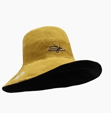 หมวก หมวกกันแดด หมวกวินเทจ หมวกแฟชั่น หมวกบักเก็ต หมวกผู้หญิง หมวกกันแดดหญิง หมวกแฟชั่นหญิง หมวกบักเก็ตผญ ใส่ได้ 2 ด้าน / JT.Fashion