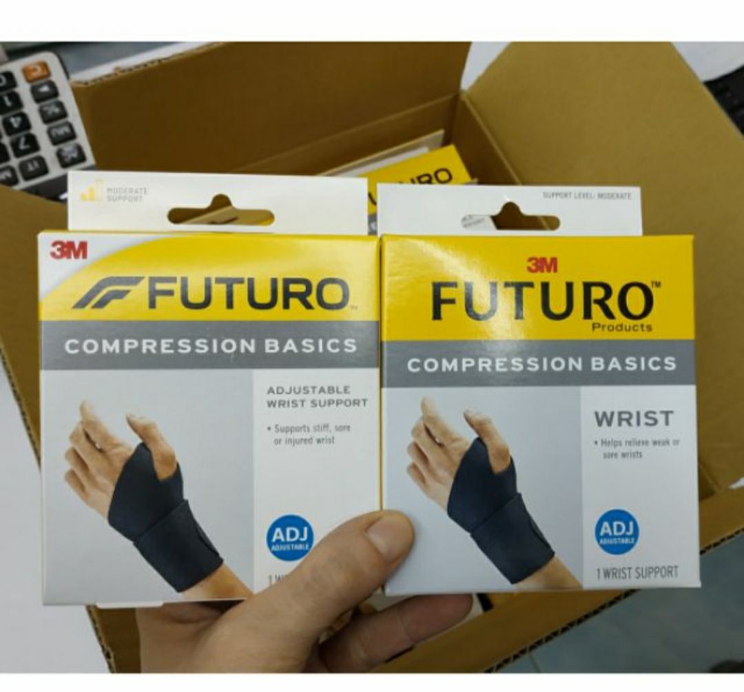 อุปกรณ์พยุงข้อมือ Wrist Support  สปอร์ต ปรับกระชับได้ ฟูโทโร่ Futuro ถ่ายจากภาพจริง ไม่เลียนแบบ