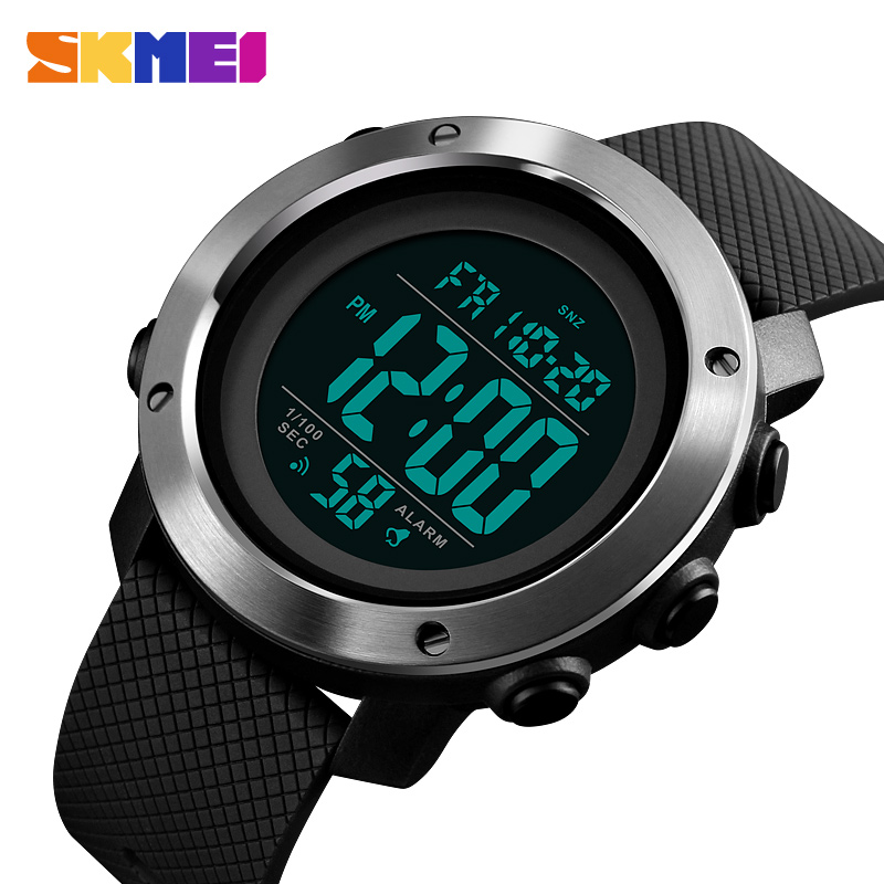 SKMEI Men Sports Watch Waterproof Digital Watches Countdown Alarm Fashion Wristwatch Clock Jam tangan lelaki 1426 1416 ราคา 252 บาท*ส่งฟรี