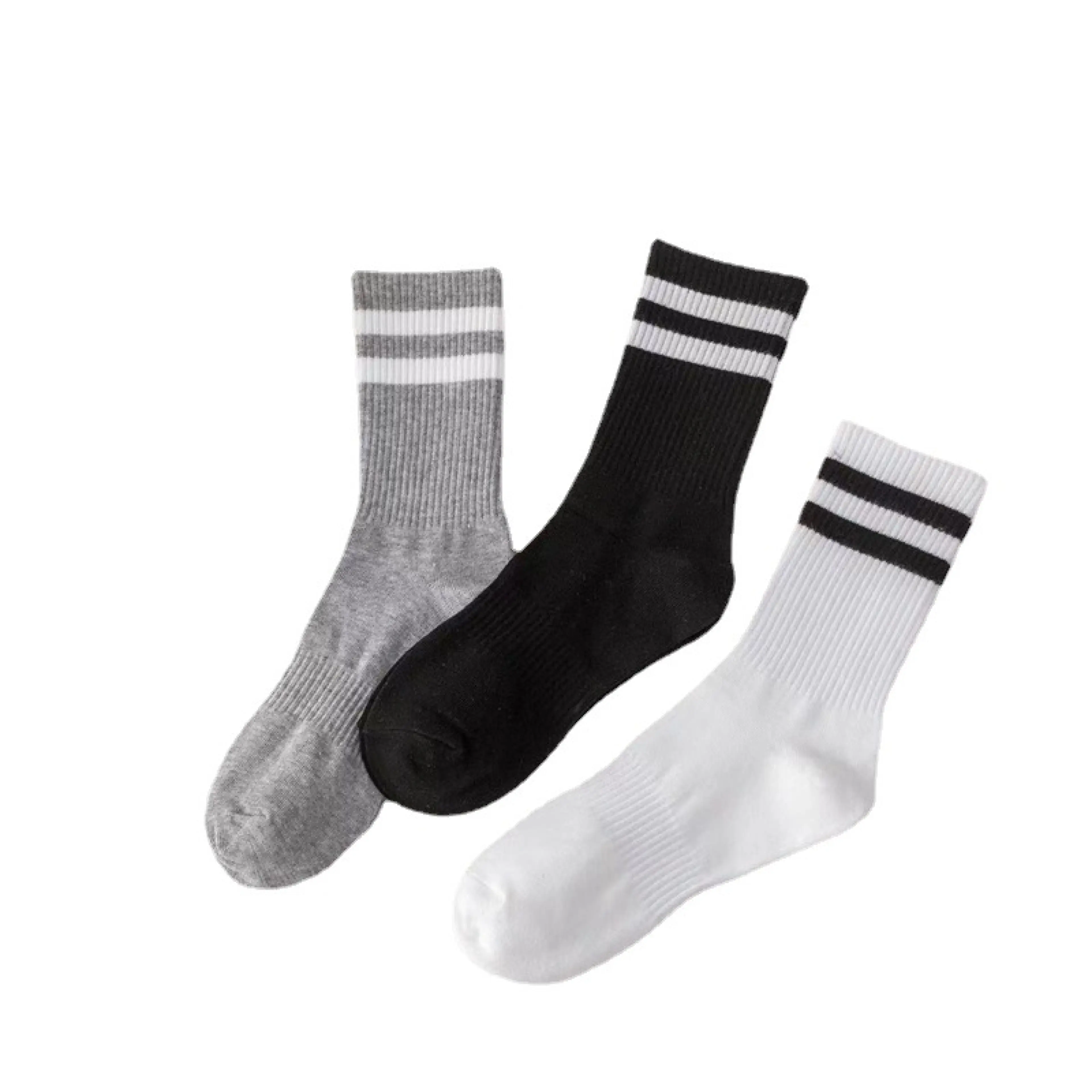 (Sent from Thailand, Price Per 1 Pair) 206 Socks, Short Socks Mid-Calf Socks Fashion Socks Women's Socks, Men's Socks, Click to Select the Color from the Product Options.