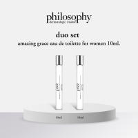 [Exclusive Set] น้ำหอม Philosophy Amazing Grace Eau de Toilette Penspray for Women 10ml Duo Set  น้ำหอมหัวสเปรย์ ขนาด 10 มิลลิลิตร
