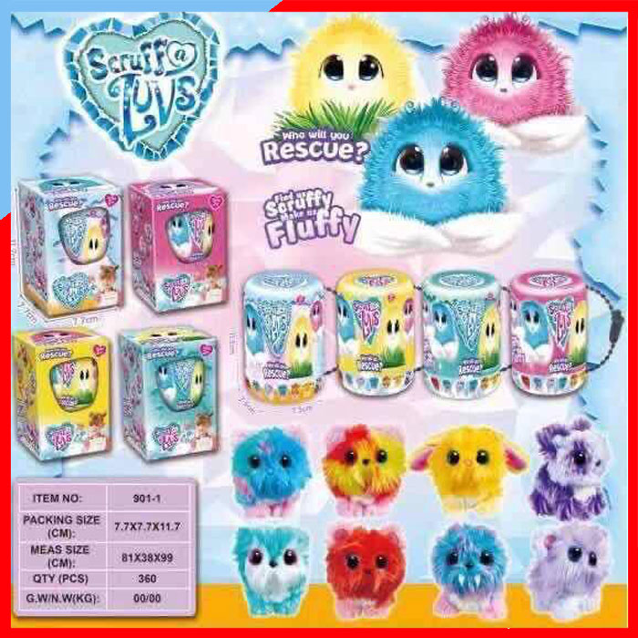 SR045 scruff a luvs MINI(Who are you) 1 ตัว คละแบบ งานเทียบ สัตว์เลี้ยงเซอร์ไพร์ส ยี่ห้อ Little Live Pets