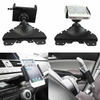 Car CD Player Slot Mount Cradle Holder ที่ยึดโทรศัพท์มือถือ GPS