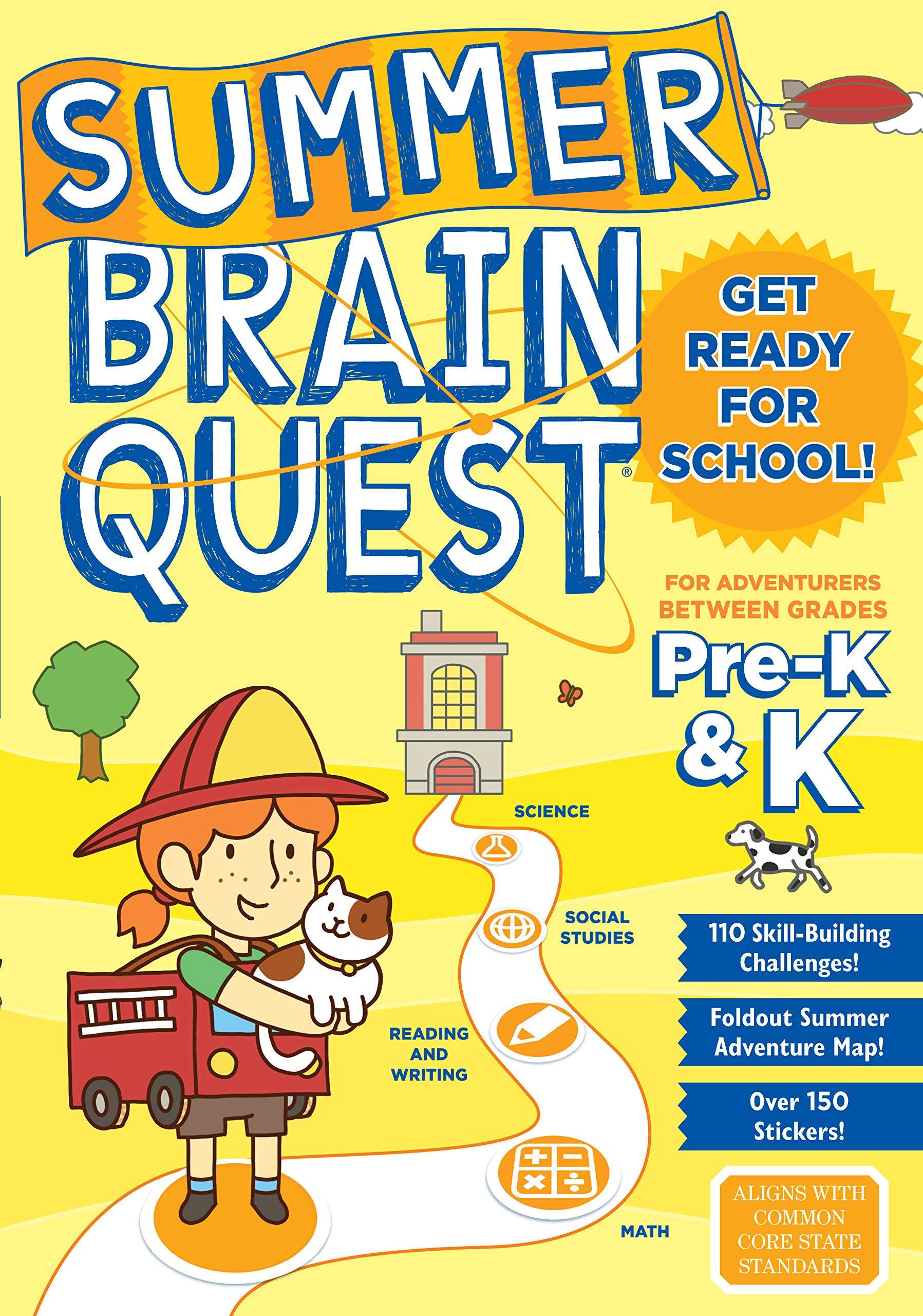 Summer Brain Quest : Between Grades Pre-K & K หนังสือภาษาอังกฤษพร้อมส่ง