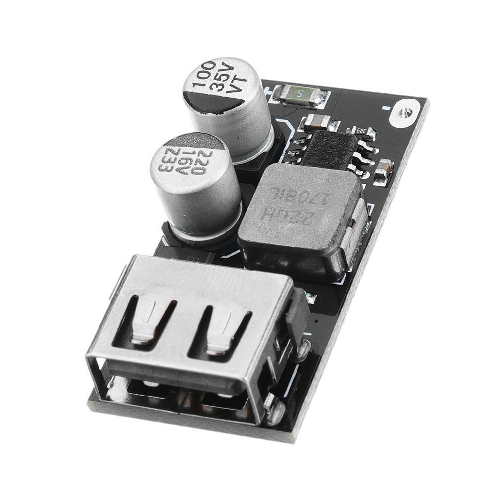 บอร์ดชาร์จไฟมือถือ DC Buck Module 6V-32V to QC3.0 Single USB Mobile Charging Board DIY เหมาะสำหรับทำที่ชาร์จโทรศัพท์มือถือ รองรับโหมด Fast Charge หลายแบบ