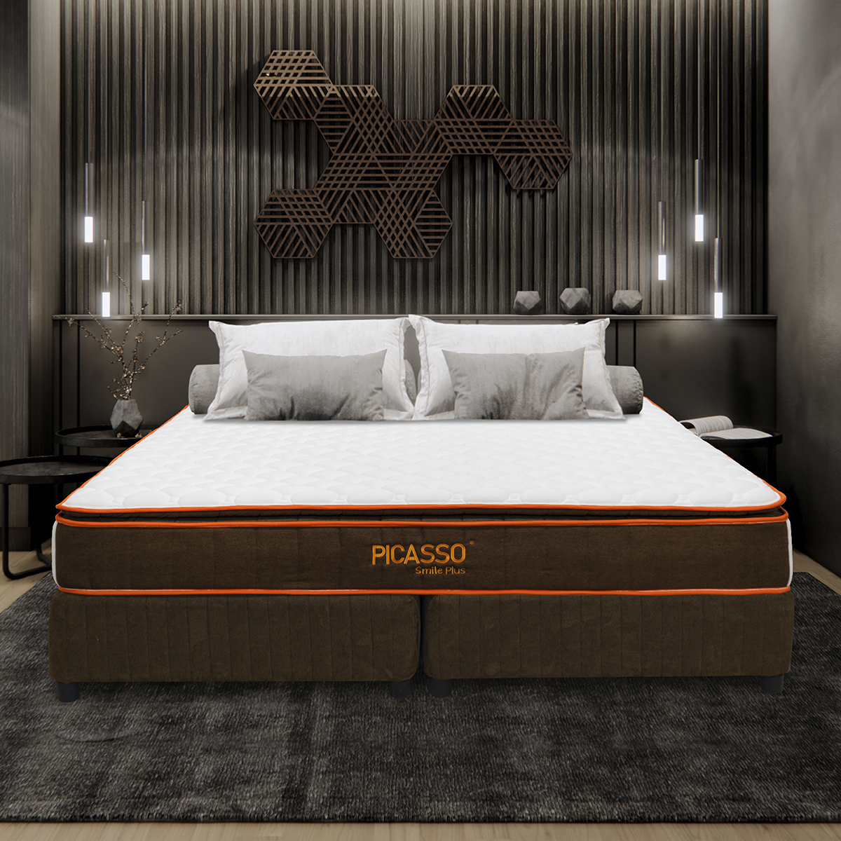 [Warranty. years] Picasso mattress pocket chest gauge spring version Smile Plus thick juice inch get free pillow bolster htc2 leaf + fitted and free shipping ราคา 12,990 บาท*ส่งฟรี