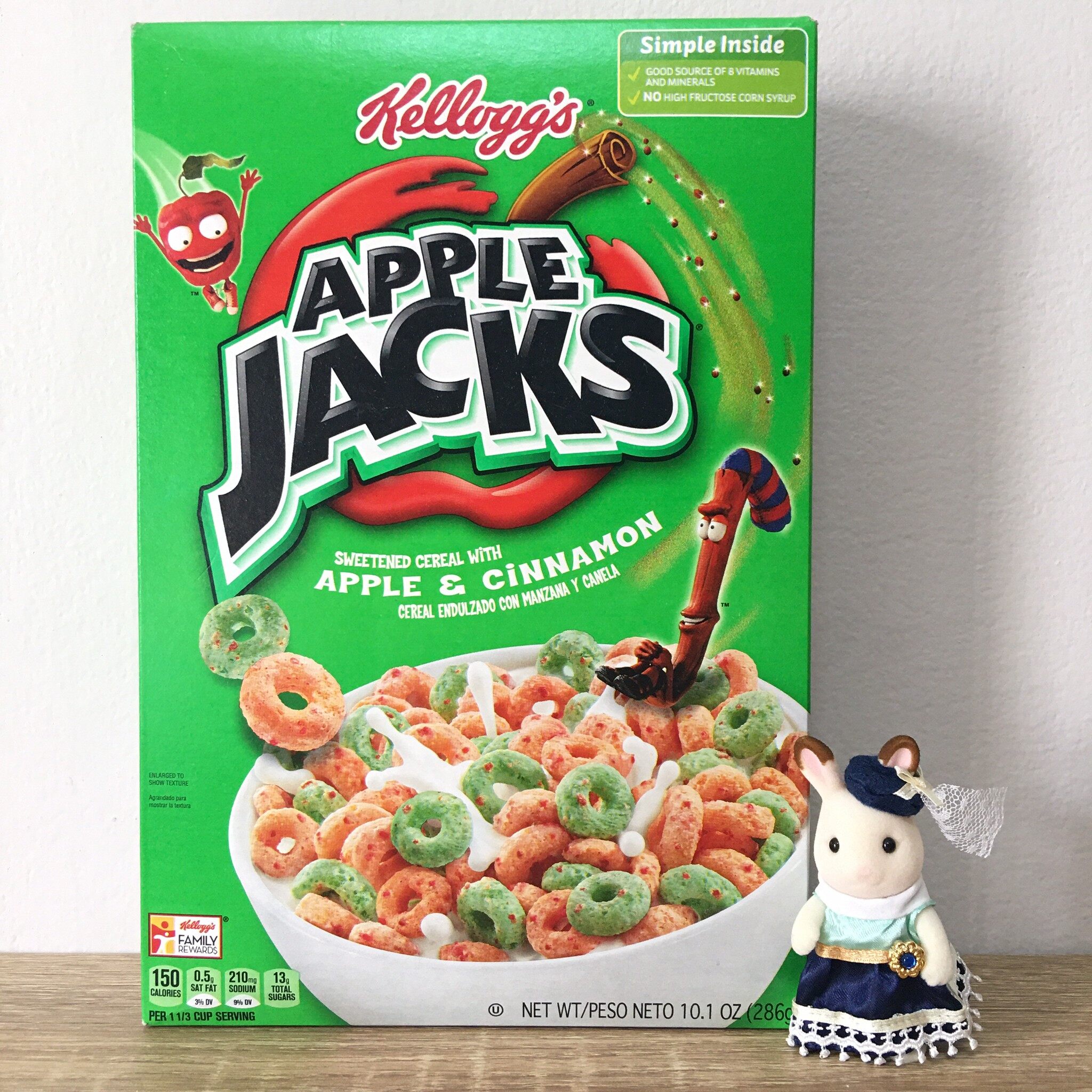 Kellogg's apple jacks 286g. ซีเรียลรสแอปเปิ้ล  แอปเปิ้ล แจ็ค ตราเคลล็อกส์ จาก อเมริกา??