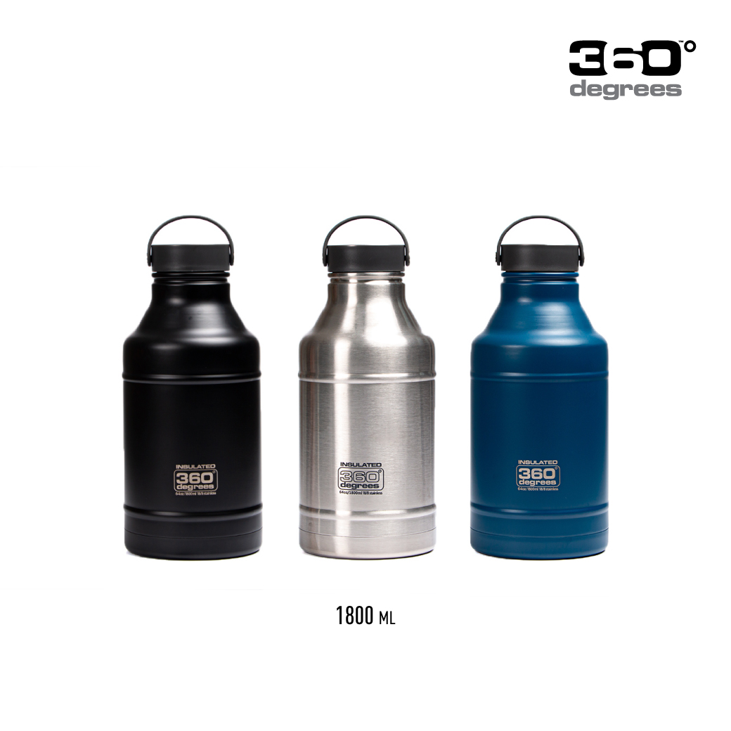 360 Degrees VACUUM INSULATED GROWLER SIZE 1,800 ml กระบอกน้ำ เก็บความร้อน เก็บความเย็น