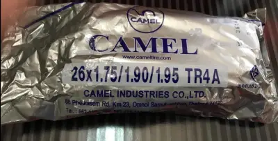 ยางในจักรยาน Camel 26X1.75/1.90/1.95 TR4A