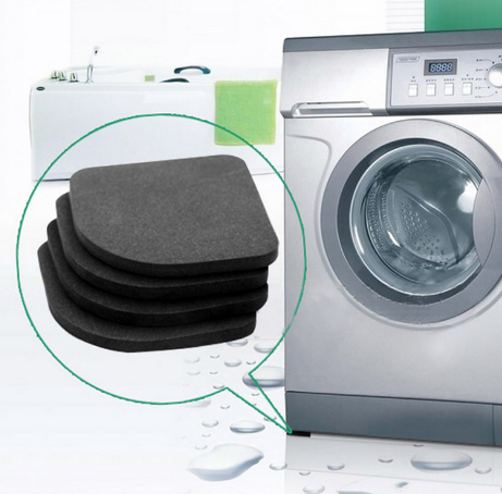 ยางรองกันสั่น ยางรองเครื่องซักผ้า ยางรองกันกระแทก ที่รองขาเครื่องซักผ้า ฐานรองกันสั่น (4ชิ้น/แพ๊ค)