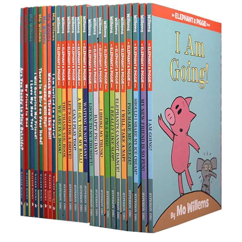 An ELEPHANT & PIGGIE book,25 books,funny English books for kids!