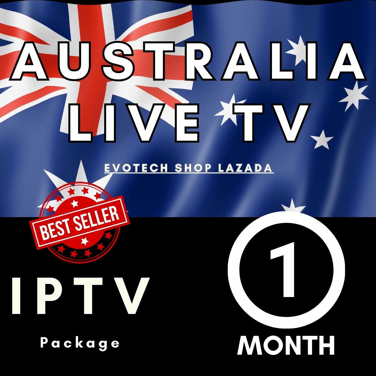 LIVE TV AUSTRALIA 1 Month, watch online TV of Australia and others, good signal, watch through the app, application can be used on all devices, clear picture HD, FHD,4K