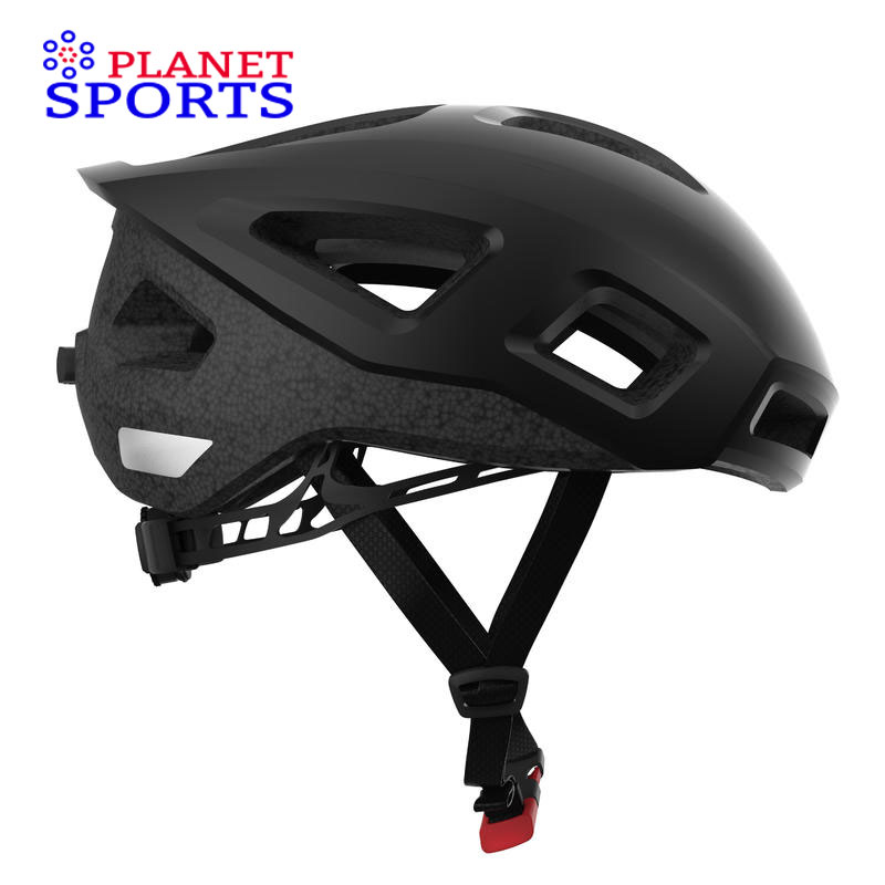 หมวกกันน็อคจักรยาน หมวกจักรยาน หมวกกันน็อคจักรยานสำหรับผู้เริ่มปั่นบนถนน หมวกกันน็อคปั่นจักรยาน (สีดำ) Cycling Helmet - Black