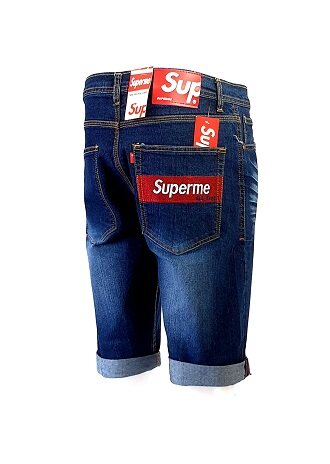 jeans กางเกงยีนส์ กางเกงยีนส์ขาสั้นชาย ผ้าฟอกนิ่ม เดฟ ผ้ายืด ปัก DENIM มี 2 สี Size. 28-36