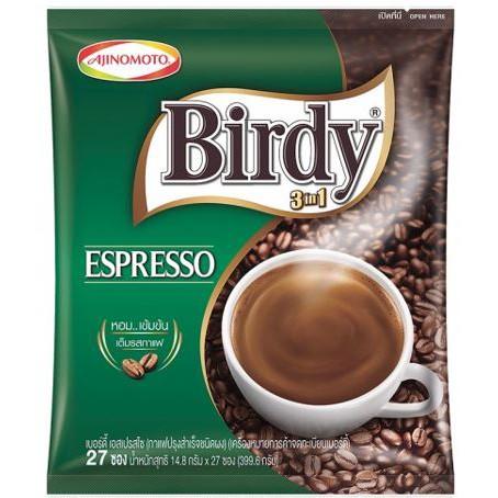 เบอร์ดี้ กาแฟ 3 IN 1 เอสเปรสโซ่ ขนาด 14.8 ก. แพ็คละ [27 ซอง]