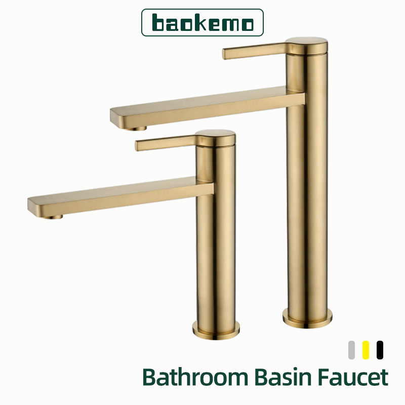 BAOKEMO Bathroom Faucet Stainless Steel Extended Hot And Cold ราคา 771 บาท*ส่งฟรี