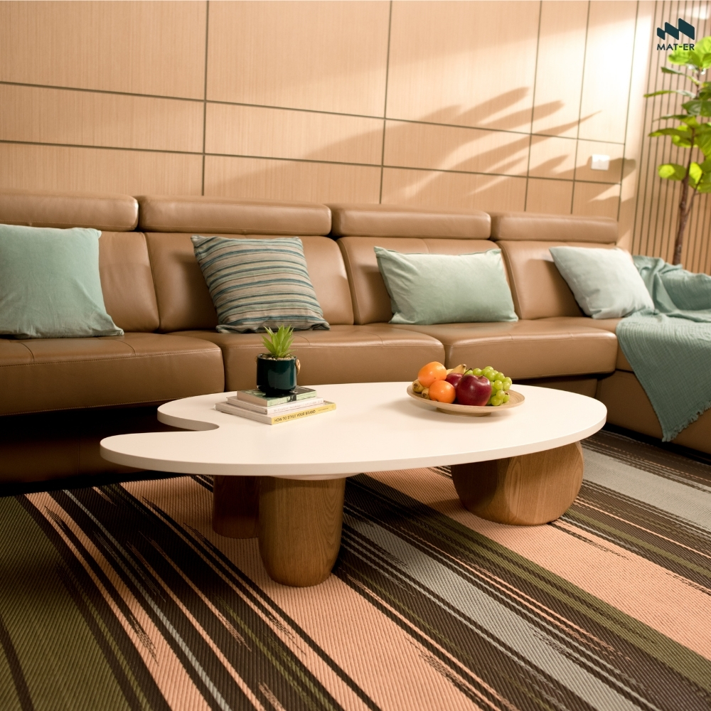 Mat-Er, a Carpet Alternative, Waa-Yu, in Olive Green – Olive Green Tone, Provides a Refreshing and Calming Atmosphere in Every Area of Use. ราคา 1,350 บาท*ส่งฟรี