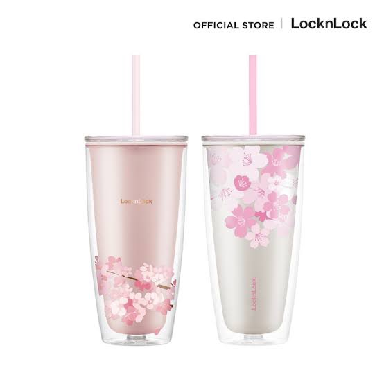 LocknLock - Sakura Double Wall Cold Cup 720 ml. HAP509 ราคา 179 บาท*ส่งฟรี