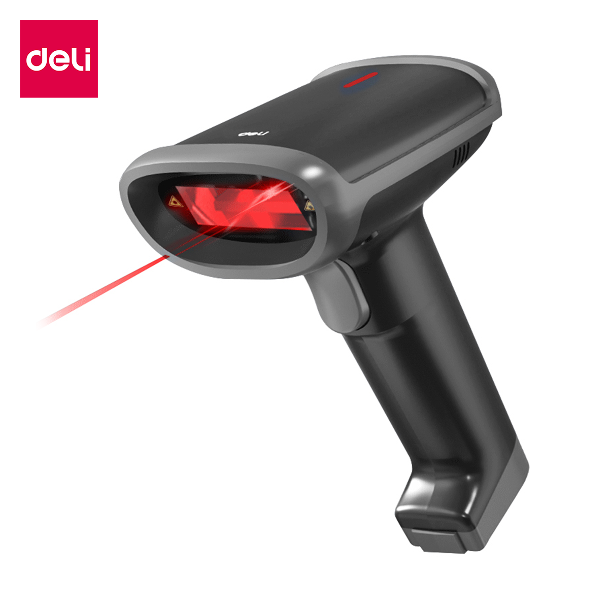 Deli เครื่องอ่านบาร์โค้ด 1D 2D ปืนยิงบาร์โค้ด เครื่องยิงบาร์โค้ด เครื่องสแกน barcode มีการรับประกัน ยิงบาร์โค้ด แบบไร้สาย มีสาย สินค้ารับประกัน 1 ปี ยิงบาร์โค้ด แบบไร้สาย Barcode Scanner ราคา 599 บาท*ส่งฟรี