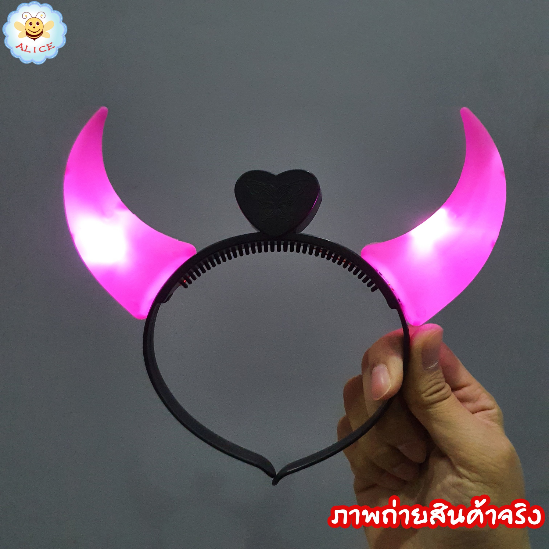 ที่คาดผมแฟนซี มีไฟ ที่คาดเขากวาง,ที่คาดผมเขาปีศาจ,ที่คาดโบว์ Headband alicdolly