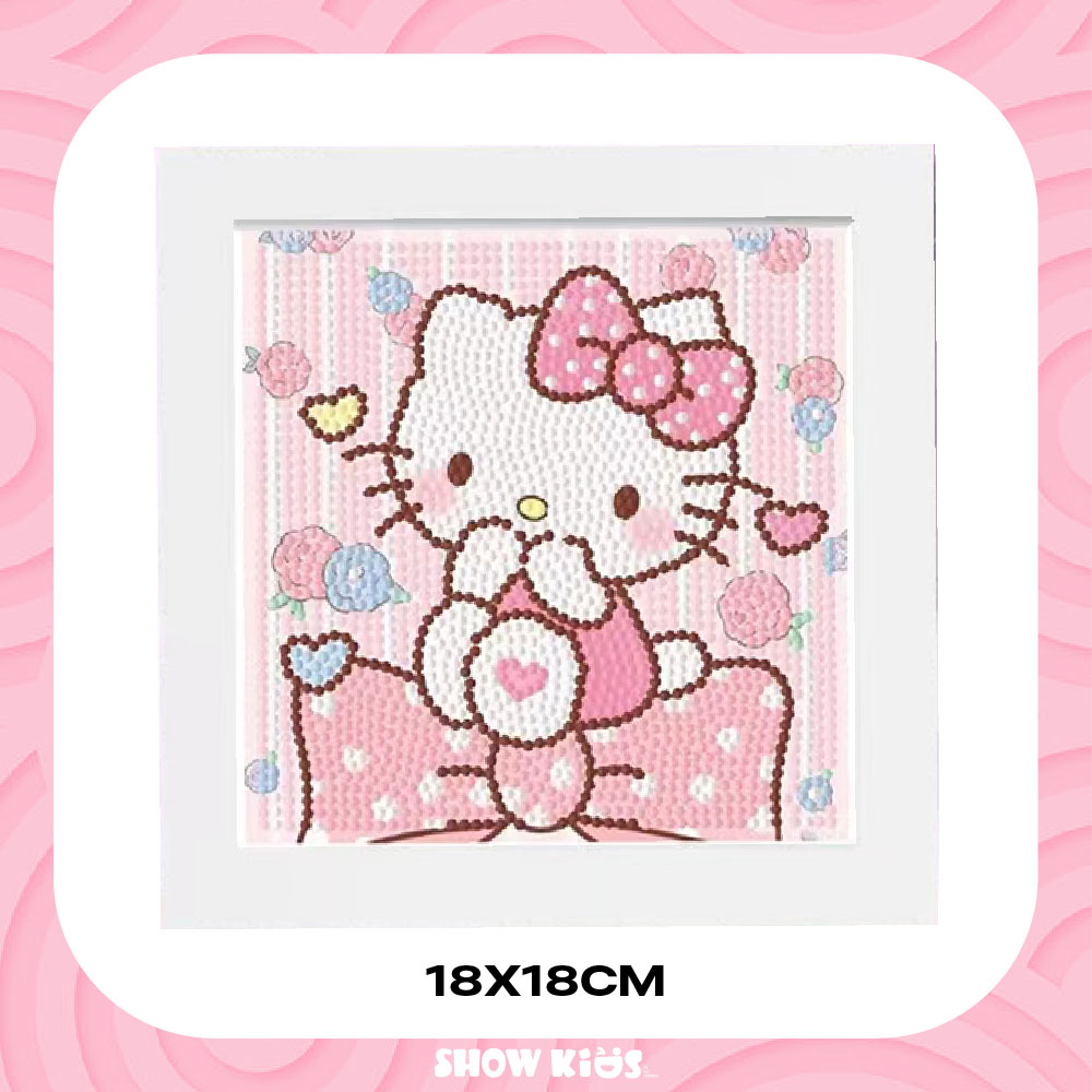 คริสตัล diy ครอสติสคริสตัล คริสตัลครอสติช พร้อมกรอบ Diamond Painting ปักครอสติสคริสตัล