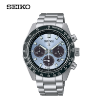 SEIKO PROSPEX SOLAR SPEEDTIMER ไซโก นาฬิกาข้อมือ รุ่น SSC935P ขนาด 41.1 mm. สีฟ้า