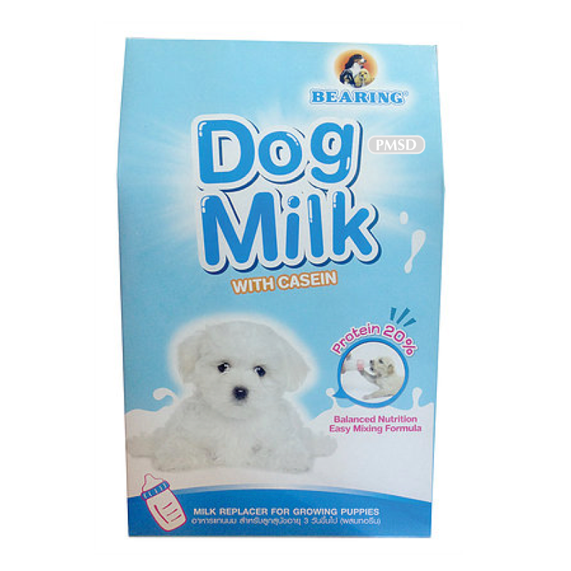 นม แบบผง『Dog Milk』อาหารเสริมเเทนนมสำหรับลูกสุนัข ▶ สูตรปรับปรุงใหม่
