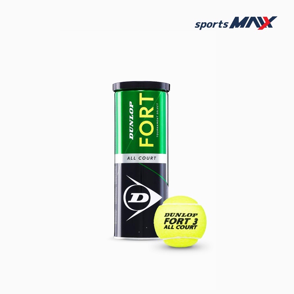 DUNLOP ลูกเทนนิส FORT ALL COURT #ลูกเทนนิส #Tennis Ball รุ่น FORT ALL COURT (กระป๋องละ 3 ลูก) ราคา 195 บาท*ส่งฟรี