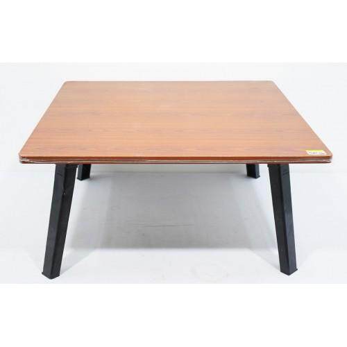 โต๊ะญี่ปุ่นลายไม้สีบีซ (60x60 ซม.)