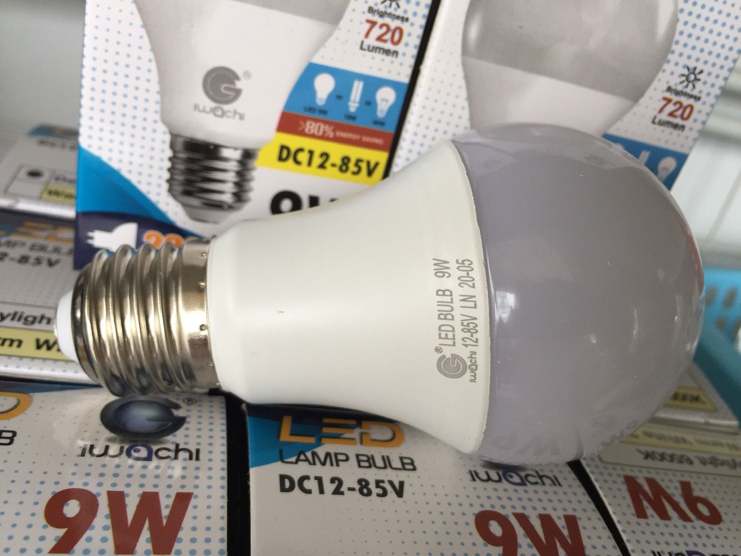 หลอดไฟ LED LAMP BULB 9 วัตต์ DC12-85V IWACHI