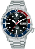 นาฬิกาข้อมือ ALBA Automatic Sport Diver’s รุ่น AL4243X สีเขียว AL4247X สีดำ AL4245X สีน้ำเงิน AL4250X สีดำยาง ขนาดตัวเรือน 43 มม. ตัวเรือน Stainless steel สีเงิน สำรองพลังงานได้ถึง 41 ชั่วโมง