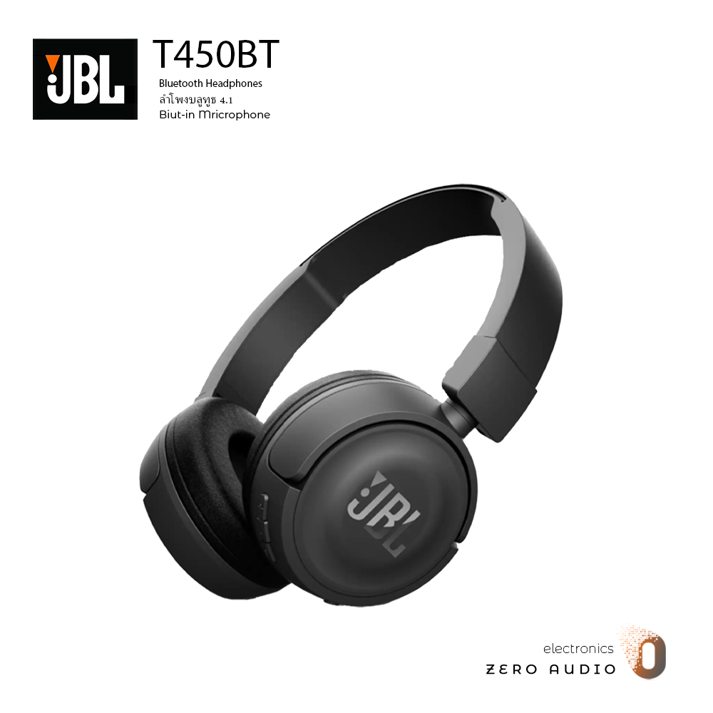 หูฟังบลูทูธJBL T450BT Wireless Bluetooth หูฟังบลูทูธ Headphones Bass Sound Sports เครื่องเสียง Music Handsfree  Earphones หูฟังไร้สาย