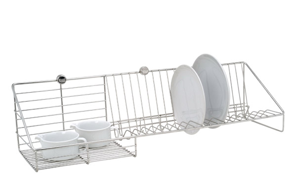 ที่คว่ำจาน เอนกประสงค์แบบติดผนังมีที่วางจาน แก้ว-สั้น WORK รุ่น WS 4 (Official) ขนาดยาว 80 CM ราคา 2,250 บาท*ส่งฟรี